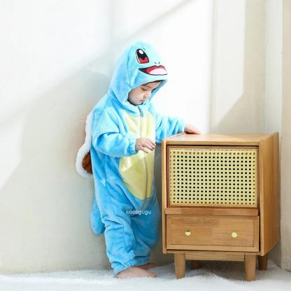 Schiggy Squirtle Baby Strampler Onesie Strampler – Bild 3