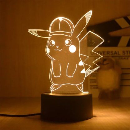 Pokemon Anime Warmlicht Nachtlicht Deko Lampe – Bild 13