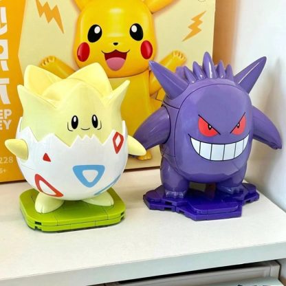 Pokemon Baustein Figuren (Gengar, Plinfa, Relaxo, Pikachu, Pummeluff, Togepi) – Bild 3