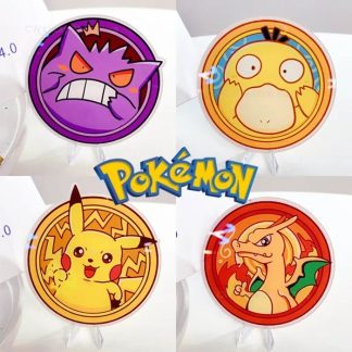 Pokemon Pikachu Acrylic Tassenuntersetzer in vielen Motiven