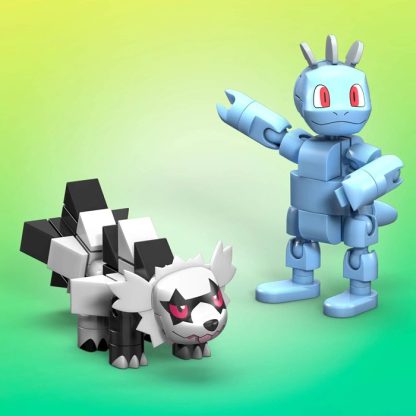 MEGA Pokemon Klemm-Baustein Sets (Zigzachs und Machollo oder Mauzi und Toxel) – Bild 7