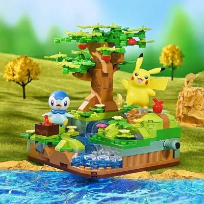 Pokémon Baustein Spielzeug Sets (Pikachu Sonnenblume, Enton und Flegmon oder Pikachu und Plinfa) – Bild 8