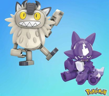 MEGA Pokemon Klemm-Baustein Sets (Zigzachs und Machollo oder Mauzi und Toxel) – Bild 10