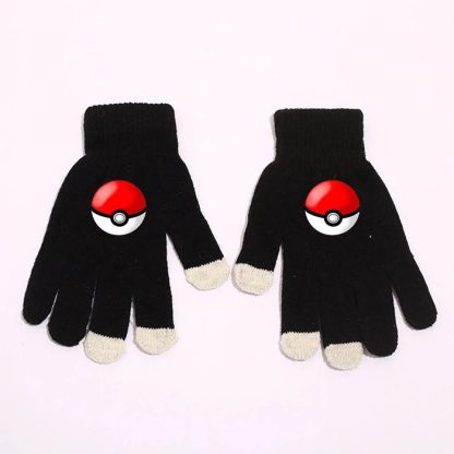 Warme Winterhandschuhe mit Pikachu und Pokemon Motiven für Erwachsene – Bild 3