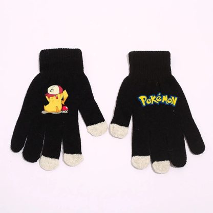 Warme Winterhandschuhe mit Pikachu und Pokemon Motiven für Erwachsene – Bild 5