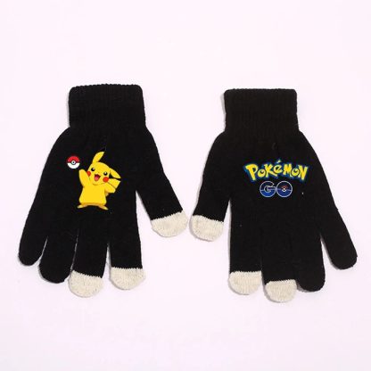 Warme Winterhandschuhe mit Pikachu und Pokemon Motiven für Erwachsene – Bild 8