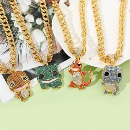 Hiphop Halskette mit Pokemon Motiven – Bild 2