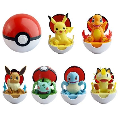 Pokemon Bälle mit Figur