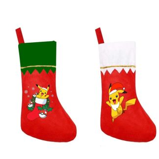 Pokemon Nikolausstiefel - Weihnachtsstrümpfe mit Pikachu Motiv