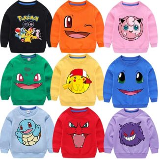Pokemon Pullover Hoodie für Kinder in vielen Motiven und Farben