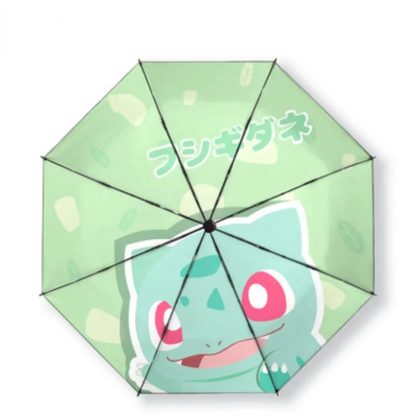 Automatischer Regenschirm mit Schiggy, Pikachu oder Bisasam Motiv – Bild 4