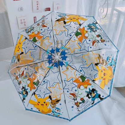 Pokemon Pikachu Transparenter Regenschirm – Bild 2