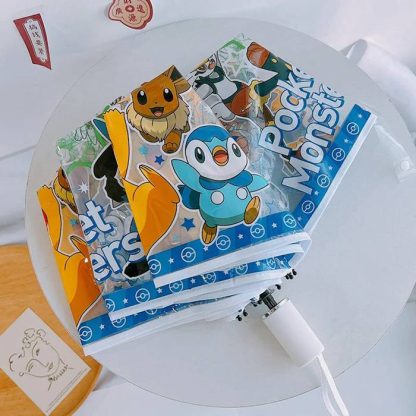 Pokemon Pikachu Transparenter Regenschirm – Bild 5