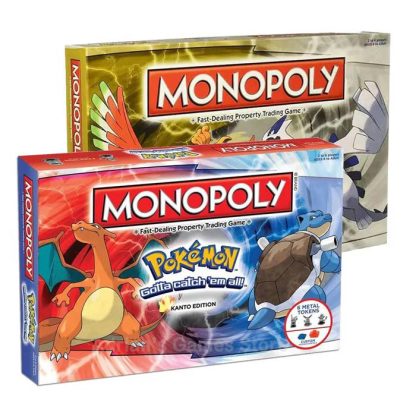 Pokemon Monopoly (Englisch) Johto oder Kanto Edition