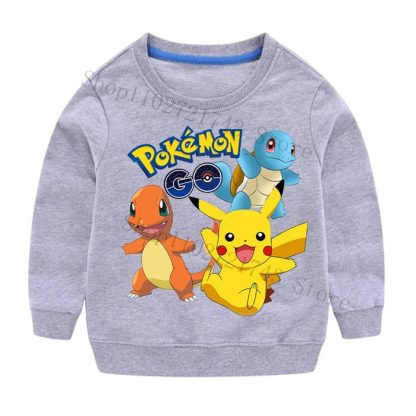 Pokemon Pullover Hoodie für Kinder in vielen Motiven und Farben – Bild 27