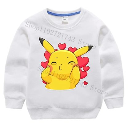 Pokemon Pullover Hoodie für Kinder in vielen Motiven und Farben – Bild 30
