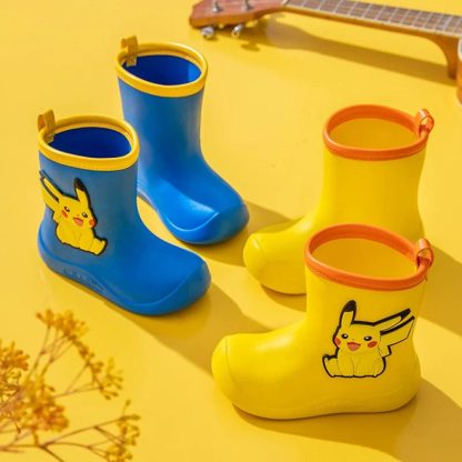 Kinder Gummistiefel mit Pikachu Pokemon Motiven – Bild 2