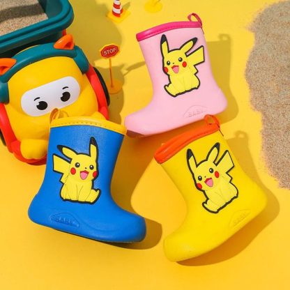 Kinder Gummistiefel mit Pikachu Pokemon Motiven – Bild 3