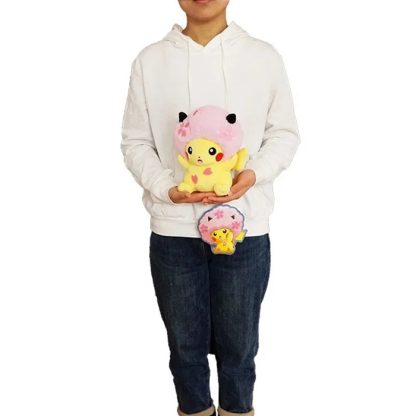 Sakura Pikachu Plüsch Pokemon Kuscheltier (ca. 16cm) – Bild 4