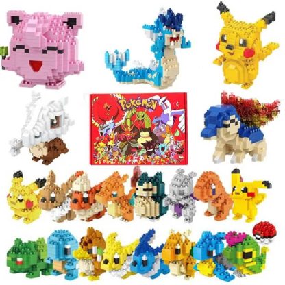Pokemon Klemm-Bausteine in praktischer Geschenkbox Weihnacht