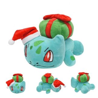 Bisasam Bulbasaur Stofftier im Weihnachtlichen Aussehen