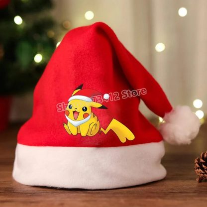Weihnachtsmanmütze mit Pikachu oder Pokemon Motiv – Bild 15