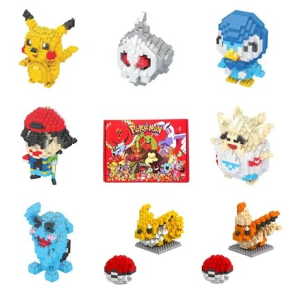 Pokemon Klemm-Bausteine in praktischer Geschenkbox Weihnacht – Bild 14