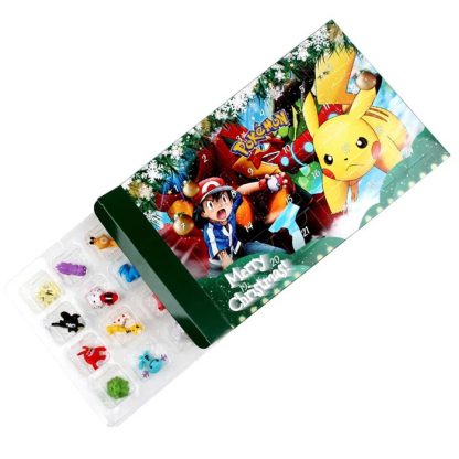 Pokemon Adventskalender mit Pikachu und Ash Motiv