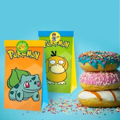 12 Stk. Bunte Pokemon Geschenktüten für Süßigkeiten etc. – Bild 3