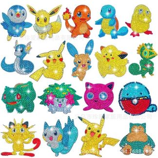 Pokemon Diamand DIY Aufkleber
