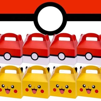 Pikachu oder Pokeball Geburtstagsbox für Süßigkeiten etc.