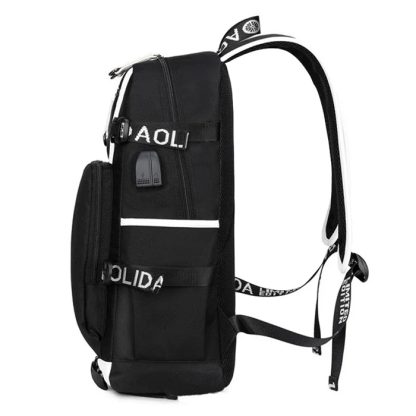 Glurak, Mewtu, Gengar, Turok Rucksack mit USB Port (ca. 47x30x15cm) – Bild 3