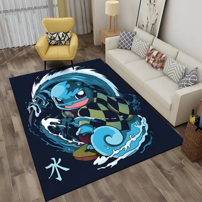 Glurak, Turtok, Bisasam u. a. Pokemon Teppich – Bild 3
