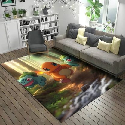 Glurak, Turtok, Bisasam u. a. Pokemon Teppich – Bild 7