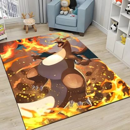 Glurak, Turtok, Bisasam u. a. Pokemon Teppich – Bild 8