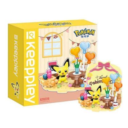 Niedliche Poke Baustein Spielzeuge - Pikachu, Evoli, Relaxo, Pichu oder Enton – Bild 9