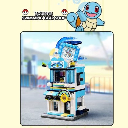 Pikachu, Glumanda, Schiggy oder Bisasam Shop Klemm-Baustein Sets – Bild 8