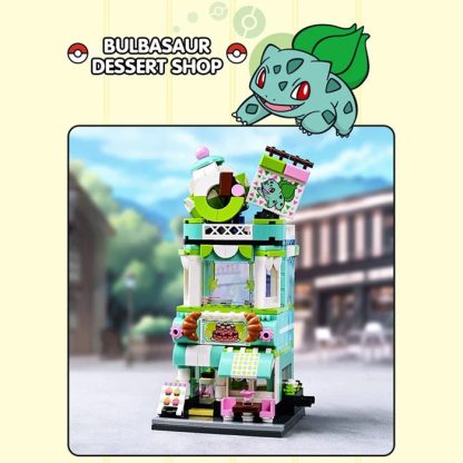 Pikachu, Glumanda, Schiggy oder Bisasam Shop Klemm-Baustein Sets – Bild 9