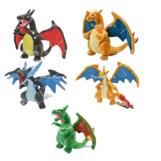 5 Stk. Gliurak Charizard Evolutionen Kuscheltiere Set