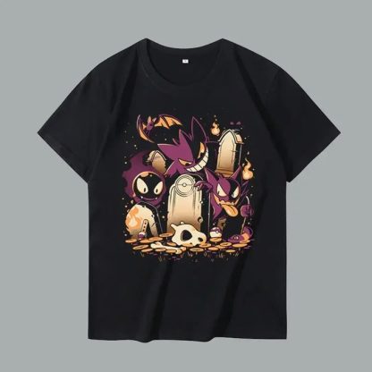 Coole Pokemon Gengar Sommer T-Shirts – Bild 3