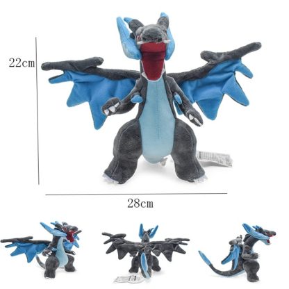 5 Stk. Gliurak Charizard Evolutionen Kuscheltiere Set – Bild 3
