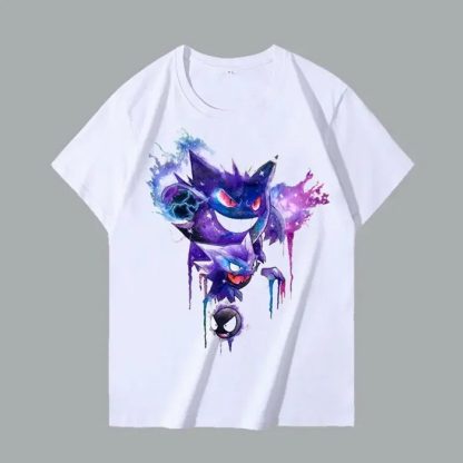 Coole Pokemon Gengar Sommer T-Shirts – Bild 4