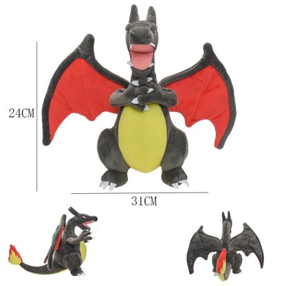 5 Stk. Gliurak Charizard Evolutionen Kuscheltiere Set – Bild 6