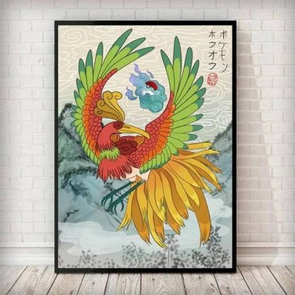 Pokemon Wand Canvas Poster in japanischen Stil - viele Motive – Bild 4