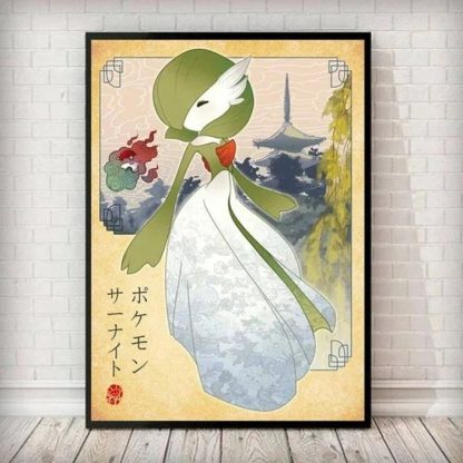 Pokemon Wand Canvas Poster in japanischen Stil - viele Motive – Bild 16