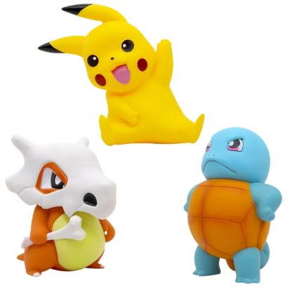 Große (ca. 16cm) Pikachu, Tragosso Cubone oder Schiggy Squirtle Action Figur