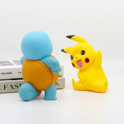 Große (ca. 16cm) Pikachu, Tragosso Cubone oder Schiggy Squirtle Action Figur – Bild 3