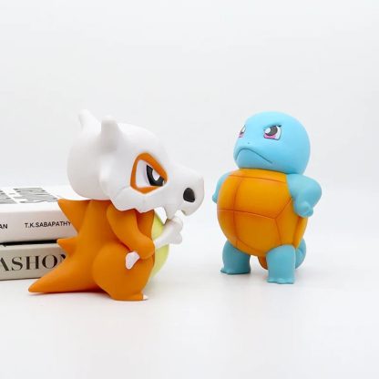 Große (ca. 16cm) Pikachu, Tragosso Cubone oder Schiggy Squirtle Action Figur – Bild 4