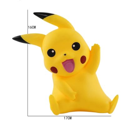 Große (ca. 16cm) Pikachu, Tragosso Cubone oder Schiggy Squirtle Action Figur – Bild 5