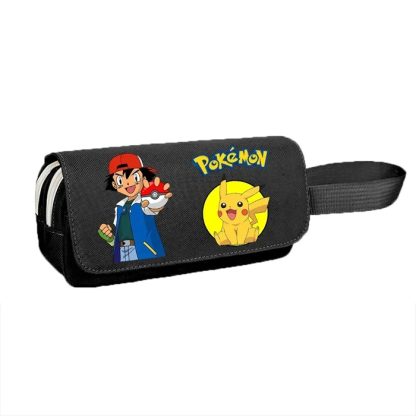 Pikachu Stifttasche Federmappe (21x11x7cm) in vielen Farben – Bild 4